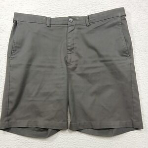 Cool‎ 18 Pro Haggar Men's 40 Charcoal Gray Dress Shorts Performance Polyester